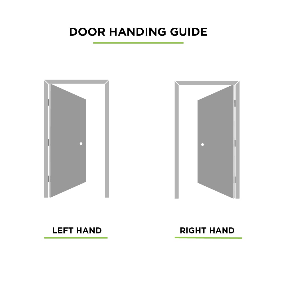 Masonite 36-in x 80-in Wood Universal Reversible Unfinished Slab Front Door