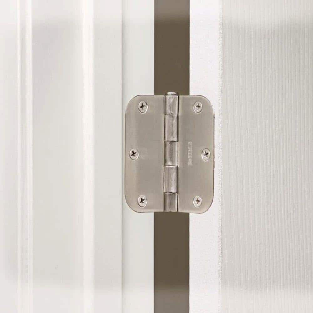 3-1/2 in. Stainless Steel 5/8 in. Radius Security Door Hinge